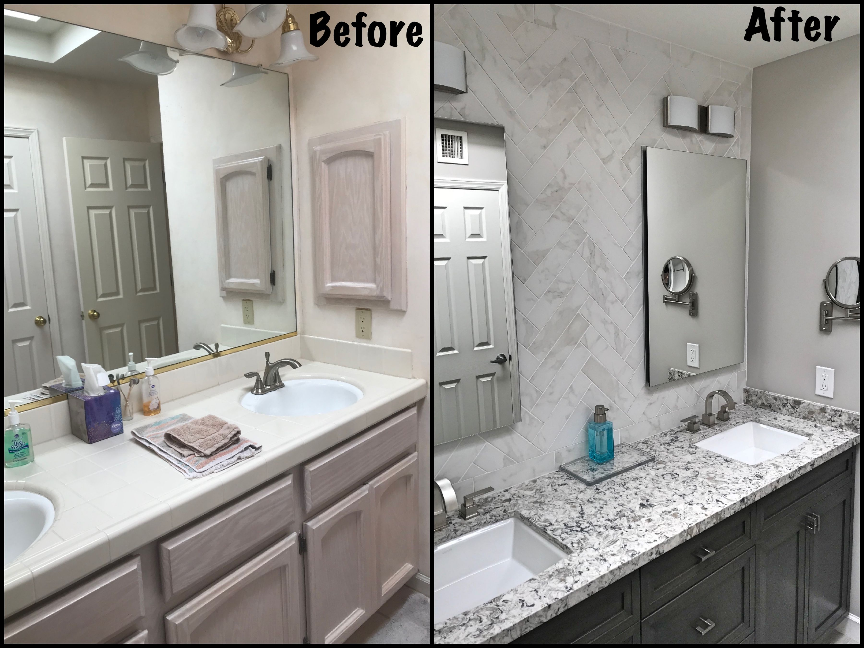 Bathroom remodel before and after transformation – Pro Dallas Bathroom