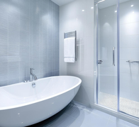 Bathtub and walk-in shower renovation project – Pro Dallas Bathroom